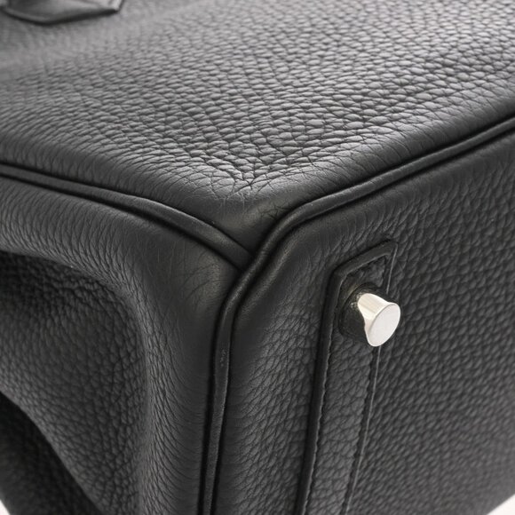 HERMES Birkin 30 Black/Noir hand bag 802000160109000 - Picture 8 of 10